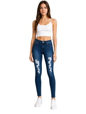 Miller Jeans Deluxe Brazilian Skinny Stretch Jeans NWT Women XS US 0 Blue